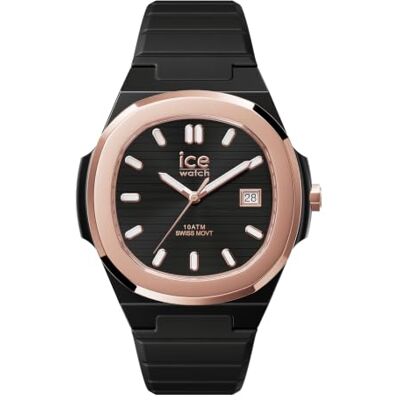 ICE-WATCH Ice VIP Black Rose-Gold Reloj Rosa Oro para Hombre con Correa de Silicona (43mm) ICE-WATCH Ice VIP Black Rose-Gold Reloj Rosa Oro para Hombre con Correa de Silicona (43mm)