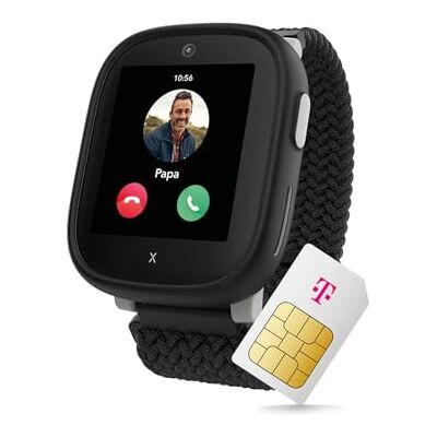 Deutsche Telekom Xplora Smartwatch Negro para niños I con rastreador GPS y botón SOS I Incl. Mix & Match Cambio Accesorios I Kids Watch con cámara y podómetro I Reloj de teléfono Incl. Aplicación de teléfono Deutsche Telekom Xplora Smartwatch Negro para niños I con rastreador GPS y botón SOS I Incl. Mix & Match Cambio Accesorios I Kids Watch con cámara y podómetro I Reloj de teléfono Incl. Aplicación de teléfono