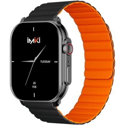 IMIKI SF1 Reloj Inteligente con Correa magnética, Pantalla AMOLED de 2,01 Pulgadas, conectividad Bluetooth, duración de la batería 15 días, medición de oxígeno en Sangre y frecuencia cardíaca, IMIKI SF1 Reloj Inteligente con Correa magnética, Pantalla AMOLED de 2,01 Pulgadas, conectividad Bluetooth, duración de la batería 15 días, medición de oxígeno en Sangre y frecuencia cardíaca,