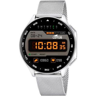 Lotus Reloj Inteligente Hombre Smartwatch Hombre de Acero Inoxidable 316l Resistente al Agua IP65 50050/2 Multi Deportes, Frecuencia Cardiaca, Presión Arterial Lotus Reloj Inteligente Hombre Smartwatch Hombre de Acero Inoxidable 316l Resistente al Agua IP65 50050/2 Multi Deportes, Frecuencia Cardiaca, Presión Arterial