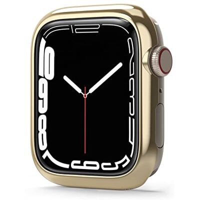 Ringke Bezel Styling Compatible con Protector Apple Watch Series 9, 8, 7 (45mm) Funda Adhesiva Acero Inoxidable para Reloj Bisel Gold (45-05) Ringke Bezel Styling Compatible con Protector Apple Watch Series 9, 8, 7 (45mm) Funda Adhesiva Acero Inoxidable para Reloj Bisel Gold (45-05)