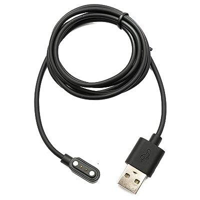 SYSTEM-S Cable USB 2.0 de 100 cm para reloj inteligente Realme Watch 3, color negro SYSTEM-S Cable USB 2.0 de 100 cm para reloj inteligente Realme Watch 3, color negro