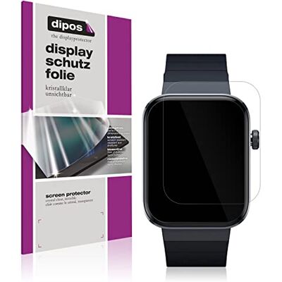 dipos 1x Protector de Pantalla claro para Mibro Watch T1 Transparente, ajuste perfecto, antiarañazos, sin burbujas, apto para fundas, compatible con huellas dactilares, autoadhesivo dipos 1x Protector de Pantalla claro para Mibro Watch T1 Transparente, ajuste perfecto, antiarañazos, sin burbujas, apto para fundas, compatible con huellas dactilares, autoadhesivo