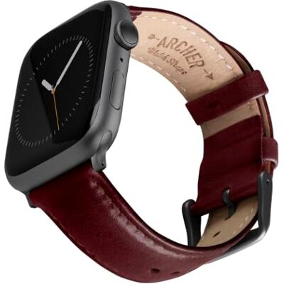Archer Watch Straps Correa Reloj de Cuero de Grano Superior para Apple Watch Archer Watch Straps Correa Reloj de Cuero de Grano Superior para Apple Watch