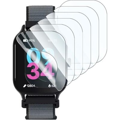 KARYLAX Película de protección de pantalla antiarañazos 100% transparente compatible con DECATHLON Reloj inteligente deportivo GPS Fit100M KARYLAX Película de protección de pantalla antiarañazos 100% transparente compatible con DECATHLON Reloj inteligente deportivo GPS Fit100M