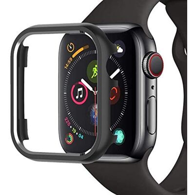 Miimall Funda para Apple Watch Series 6/SE/5/4 40mm 44mm Marco de Metal Carcasa de Aluminio Ultradelgada Ultraligera Anti-Caída Anti-Rasguños para Apple Watch 44mm Negro Miimall Funda para Apple Watch Series 6/SE/5/4 40mm 44mm Marco de Metal Carcasa de Aluminio Ultradelgada Ultraligera Anti-Caída Anti-Rasguños para Apple Watch 44mm Negro