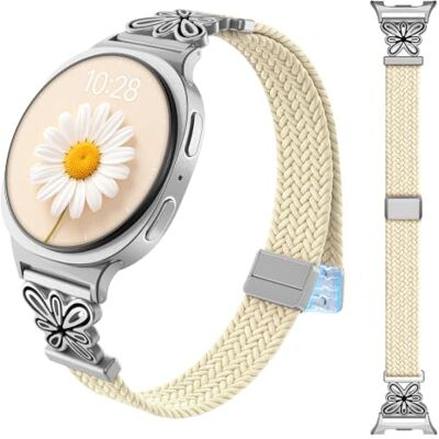 TiMOVO Correa Compatible para Samsung Galaxy Watch 9/8 40mm 44mm/8 Classic Correa Deportiva Repuesto Suave Elástica Magnética Nailon para Galaxy Watch 8 Classic 46mm (2025) para Hombres y Mujeres TiMOVO Correa Compatible para Samsung Galaxy Watch 9/8 40mm 44mm/8 Classic Correa Deportiva Repuesto Suave Elástica Magnética Nailon para Galaxy Watch 8 Classic 46mm (2025) para Hombres y Mujeres