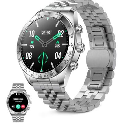 KSIX Elite Go Smartwatch Metálico, Pantalla AMOLED 1.43", Autonomía 7 días, IP67, +100 Modos Deporte, Llamadas, Plateado KSIX Elite Go Smartwatch Metálico, Pantalla AMOLED 1.43", Autonomía 7 días, IP67, +100 Modos Deporte, Llamadas, Plateado