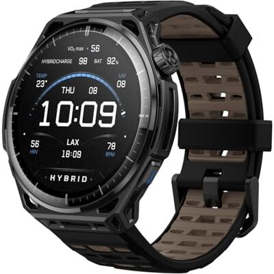Amazfit Balance 3 Reloj Inteligente GPS 48mm, Pantalla AMOLED 1,5" Cristal Zafiro, NFC, batería de 21 días, Linterna, 64 GB de Almacenamiento, mapas, HYROX, para Android e iPhone, Titanio Amazfit Balance 3 Reloj Inteligente GPS 48mm, Pantalla AMOLED 1,5" Cristal Zafiro, NFC, batería de 21 días, Linterna, 64 GB de Almacenamiento, mapas, HYROX, para Android e iPhone, Titanio