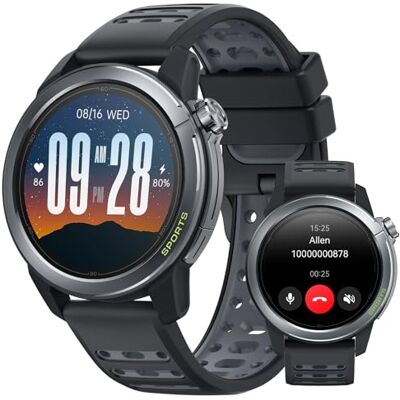 Mibro GS Active2 Reloj Inteligente Hombre para Correr con GPS, Gris Oscuro Mibro GS Active2 Reloj Inteligente Hombre para Correr con GPS, Gris Oscuro