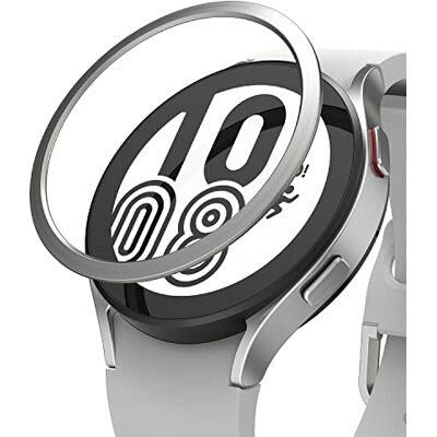 Ringke Bezel Styling Compatible con Protector Samsung Galaxy Watch 5 y Galaxy Watch 4 (44mm) Funda Adhesiva Acero Inoxidable para Reloj Bisel 44-04 (ST) Silver Ringke Bezel Styling Compatible con Protector Samsung Galaxy Watch 5 y Galaxy Watch 4 (44mm) Funda Adhesiva Acero Inoxidable para Reloj Bisel 44-04 (ST) Silver