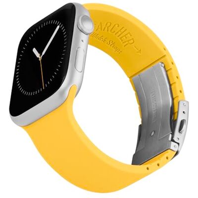 Archer Watch Straps Correas de Reloj de Silicona Ajuste Personalizado para Apple Watch Archer Watch Straps Correas de Reloj de Silicona Ajuste Personalizado para Apple Watch