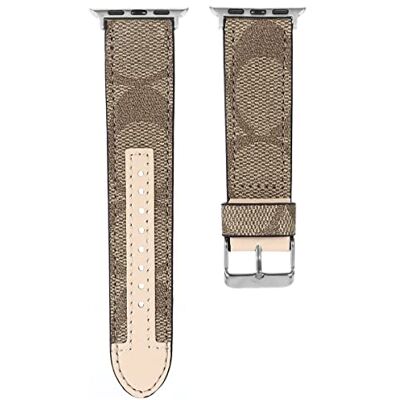 YiGuoTech Correa de diseño compatible con Apple Watch Band de 38 mm, 40 mm, 41 mm, 42 mm, 44 mm, 45 mm, para hombres y mujeres, correa de repuesto de cuero genuino de lujo para iWatch Apple Watch Series 7/6/5/4 YiGuoTech Correa de diseño compatible con Apple Watch Band de 38 mm, 40 mm, 41 mm, 42 mm, 44 mm, 45 mm, para hombres y mujeres, correa de repuesto de cuero genuino de lujo para iWatch Apple Watch Series 7/6/5/4