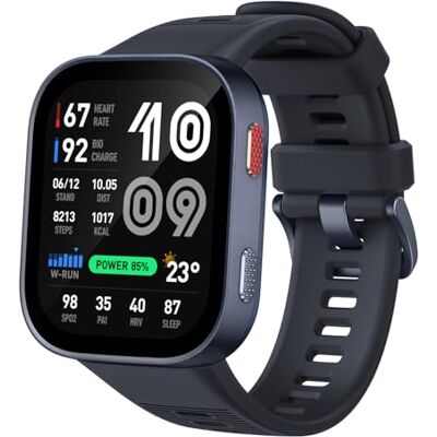 Amazfit Bip MAX 50 mm Smartwatch Reloj Inteligente, Pantalla AMOLED 2,07", hasta 20 Días, GPS & Mapas, 4 GB Almacenamiento, Entrenamiento Híbrido, 150+ Deportes, Modo HYROX, para Android y iPhone Amazfit Bip MAX 50 mm Smartwatch Reloj Inteligente, Pantalla AMOLED 2,07", hasta 20 Días, GPS & Mapas, 4 GB Almacenamiento, Entrenamiento Híbrido, 150+ Deportes, Modo HYROX, para Android y iPhone