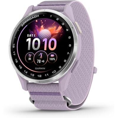 Garmin Approach J1, 43mm, Reloj de Golf con GPS Junior, Lila Garmin Approach J1, 43mm, Reloj de Golf con GPS Junior, Lila