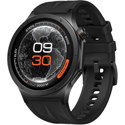 Oppo Watch X3 Smartwatch, Aleación de Titanio Ultraligera, Batería Doble Chip 16 Días, AMOLED 1,5" 3000 Nits, ECG y Salud 60s, 100+ Modos Deportivos, 5ATM IP69, Google Gemini, Obsidian Black Oppo Watch X3 Smartwatch, Aleación de Titanio Ultraligera, Batería Doble Chip 16 Días, AMOLED 1,5" 3000 Nits, ECG y Salud 60s, 100+ Modos Deportivos, 5ATM IP69, Google Gemini, Obsidian Black