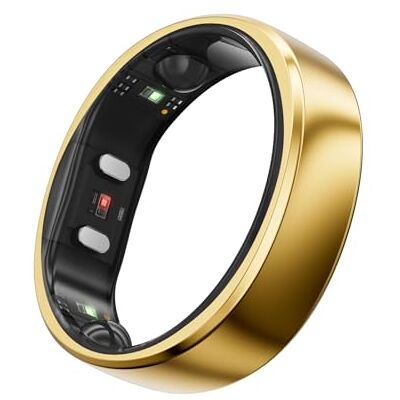RingConn Gen 2 Smart Ring – Anillo Inteligente Dorado Talla 10 Monitoriza el sueño, el estrés, la frecuencia cardíaca y la Salud Femenina sin suscripción y hasta 12 días de autonomía RingConn Gen 2 Smart Ring – Anillo Inteligente Dorado Talla 10 Monitoriza el sueño, el estrés, la frecuencia cardíaca y la Salud Femenina sin suscripción y hasta 12 días de autonomía