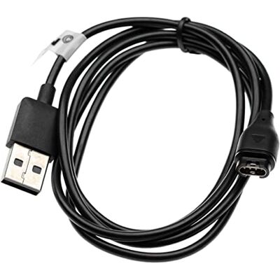 vhbw Cable de Carga USB Compatible con Garmin Vivosport Tactix Delta, Swim 2 smartwatch Estación carga, cable repuesto negro, 100 cm vhbw Cable de Carga USB Compatible con Garmin Vivosport Tactix Delta, Swim 2 smartwatch Estación carga, cable repuesto negro, 100 cm