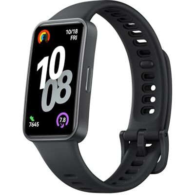 Huawei Band 10 Smartwatch, Monitorización de Actividad Física con IA, Análisis del Sueño a Nivel Profesional, VFC Promedio y Datos sobre el Sueño, iOS y Android, 14 Días de Autonomía, Negro Huawei Band 10 Smartwatch, Monitorización de Actividad Física con IA, Análisis del Sueño a Nivel Profesional, VFC Promedio y Datos sobre el Sueño, iOS y Android, 14 Días de Autonomía, Negro