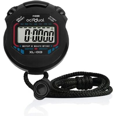 OcioDual Cronometro, Reloj Deportivo, Cronometros Deportivos, Cronometro Oposiciones, Reloj Digital Hombre Multifunción, Temporizador Digital, Start/Stop/Reset, Arbitros, Entrenadores OcioDual Cronometro, Reloj Deportivo, Cronometros Deportivos, Cronometro Oposiciones, Reloj Digital Hombre Multifunción, Temporizador Digital, Start/Stop/Reset, Arbitros, Entrenadores