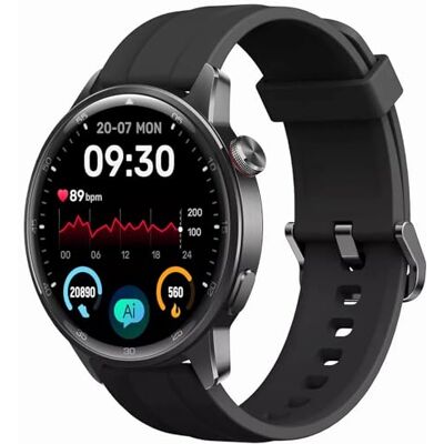 realme Watch S2 Smartwatch con Pantalla AMOLED de 1.43", Resistencia al Polvo y al Agua IP68, esferas Personalizables, Motor Super AI, batería de 20 días, Negro realme Watch S2 Smartwatch con Pantalla AMOLED de 1.43", Resistencia al Polvo y al Agua IP68, esferas Personalizables, Motor Super AI, batería de 20 días, Negro