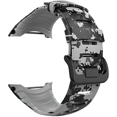 MoKo Suunto Core Pulsera de repuesto de TPU con cierre de metal para Suunto Core Smartwatch, con conector de biela, circunferencia de muñeca de 5,51 a 9,06 pulgadas (140 mm-230 mm), camuflaje MoKo Suunto Core Pulsera de repuesto de TPU con cierre de metal para Suunto Core Smartwatch, con conector de biela, circunferencia de muñeca de 5,51 a 9,06 pulgadas (140 mm-230 mm), camuflaje