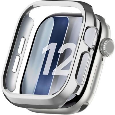 Wigento Funda protectora de plástico para Apple Watch Series 12 42 mm, color Media cobertura, ligera, resistente a los golpes, se adapta perfectamente a todos los botones y puertos Wigento Funda protectora de plástico para Apple Watch Series 12 42 mm, color Media cobertura, ligera, resistente a los golpes, se adapta perfectamente a todos los botones y puertos