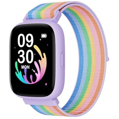 BIGGERFIVE Reloj Inteligente Niños Niñas 5-16, 1,8" Pulsera Actividad BIGGERFIVE Reloj Inteligente Niños Niñas 5-16, 1,8" Pulsera Actividad