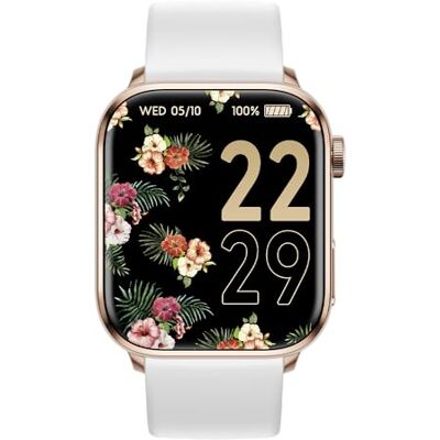 ICE-WATCH ICE smart 2.0 Rose-Gold White Reloj rosa conectado con correa de silicona blanca para mujer 022537 (1,96 inch) Rosa-dorado y blanco ICE-WATCH ICE smart 2.0 Rose-Gold White Reloj rosa conectado con correa de silicona blanca para mujer 022537 (1,96 inch) Rosa-dorado y blanco