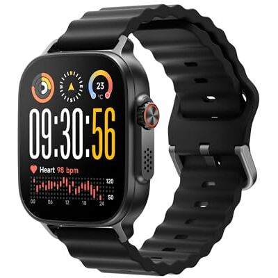 realme Watch 5 Smartwatch, Llamadas Bluetooth, Pantalla AMOLED de 1,97 Pulgadas, autonomía de 14 días, NFC, GPS, IP68, Monitor de Ritmo cardíaco, sueño, podómetro, 110+ Modos Fitness realme Watch 5 Smartwatch, Llamadas Bluetooth, Pantalla AMOLED de 1,97 Pulgadas, autonomía de 14 días, NFC, GPS, IP68, Monitor de Ritmo cardíaco, sueño, podómetro, 110+ Modos Fitness