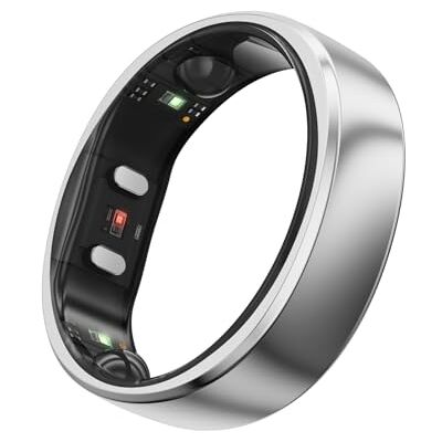 RingConn Gen 2 Smart Ring – Anillo Inteligente Plateado Talla 8 Monitoriza el sueño, el estrés, la frecuencia cardíaca y la Salud Femenina sin suscripción y hasta 12 días de autonomía RingConn Gen 2 Smart Ring – Anillo Inteligente Plateado Talla 8 Monitoriza el sueño, el estrés, la frecuencia cardíaca y la Salud Femenina sin suscripción y hasta 12 días de autonomía