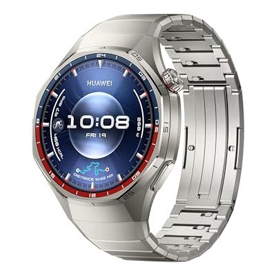 Huawei Watch GT 6 Pro 46mm GPS Smartwatch 1.47''AMOLED Pantalla Táctil, hasta 21 Días de Autonomía, Ciclismo Nivel Profesional, NFC, iOS Android Compatible, Análisis ECG, Monitoreo de Salud, Titanio Huawei Watch GT 6 Pro 46mm GPS Smartwatch 1.47''AMOLED Pantalla Táctil, hasta 21 Días de Autonomía, Ciclismo Nivel Profesional, NFC, iOS Android Compatible, Análisis ECG, Monitoreo de Salud, Titanio