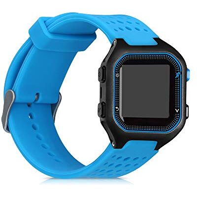kwmobile Pulsera compatible con Garmin Forerunner 25 (L 40 x 47 x 13.9 mm) correa 1x Correas de silicona flexible Tamaño ajustable azul kwmobile Pulsera compatible con Garmin Forerunner 25 (L 40 x 47 x 13.9 mm) correa 1x Correas de silicona flexible Tamaño ajustable azul