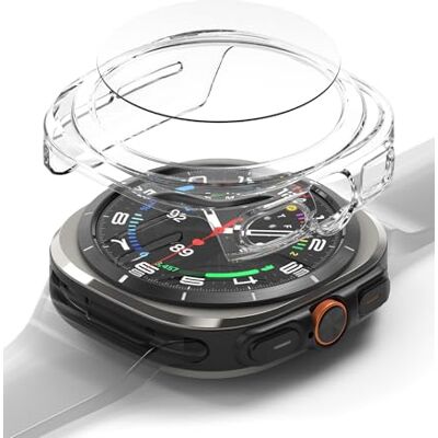 Ringke Slim & Glass Compatible con Protector Samsung Galaxy Watch Ultra y Protector Pantalla Samsung Galaxy Watch Ultra, Funda Anti-amarillea Sólida Clear Ringke Slim & Glass Compatible con Protector Samsung Galaxy Watch Ultra y Protector Pantalla Samsung Galaxy Watch Ultra, Funda Anti-amarillea Sólida Clear