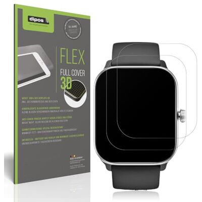 dipos FLEX 2x Protector de Pantalla mate para Beafon 102 Smartwatch 1.83 dipos FLEX 2x Protector de Pantalla mate para Beafon 102 Smartwatch 1.83