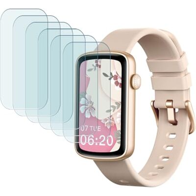 KARYLAX – [Pack x6 Protector de Pantalla Smartwatch de Cristal Flexible, Dureza 9H Antiarañazos – Película Protectora Compatible con SHANG WING Reloj Inteligente para Mujer de 1,47'' KARYLAX – [Pack x6 Protector de Pantalla Smartwatch de Cristal Flexible, Dureza 9H Antiarañazos – Película Protectora Compatible con SHANG WING Reloj Inteligente para Mujer de 1,47''