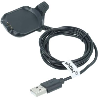 vhbw Cable de Carga USB Compatible con Garmin Approach S5 S6 smartwatch Estación acoplamiento negro, 95 cm vhbw Cable de Carga USB Compatible con Garmin Approach S5 S6 smartwatch Estación acoplamiento negro, 95 cm