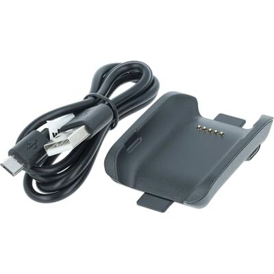 vhbw Cable de Carga USB Compatible con Samsung Gear V700 AC187 smartwatch Estación acoplamiento negro, 100 cm vhbw Cable de Carga USB Compatible con Samsung Gear V700 AC187 smartwatch Estación acoplamiento negro, 100 cm
