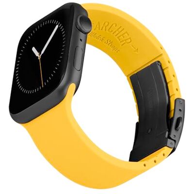Archer Watch Straps Correas de Reloj de Silicona Ajuste Personalizado para Apple Watch Archer Watch Straps Correas de Reloj de Silicona Ajuste Personalizado para Apple Watch