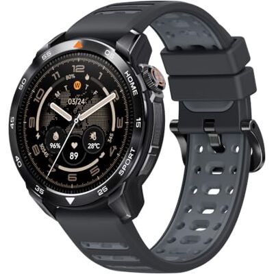Mibro GS Pro 2 Smartwatch Hombre Correr, GPS, Batería de 20 Días, Dark Gray Pantalla AMOLED 1.43'', Cuerpo de Acero Inoxidable, Smartwatch Padel, 150 Deportes, Llamadas Bluetooth, para iOS Android Mibro GS Pro 2 Smartwatch Hombre Correr, GPS, Batería de 20 Días, Dark Gray Pantalla AMOLED 1.43'', Cuerpo de Acero Inoxidable, Smartwatch Padel, 150 Deportes, Llamadas Bluetooth, para iOS Android