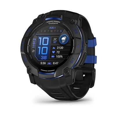 Garmin Instinct 3 Black/Bolt Blue 50mm Garmin Instinct 3 Black/Bolt Blue 50mm