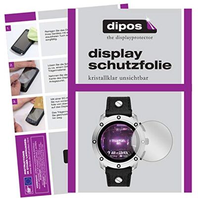 dipos 6x Protector de Pantalla claro para Diesel On Smartwatch Axial Transparente, ajuste perfecto, antiarañazos, sin burbujas, apto para fundas, compatible con huellas dactilares, autoadhesivo dipos 6x Protector de Pantalla claro para Diesel On Smartwatch Axial Transparente, ajuste perfecto, antiarañazos, sin burbujas, apto para fundas, compatible con huellas dactilares, autoadhesivo