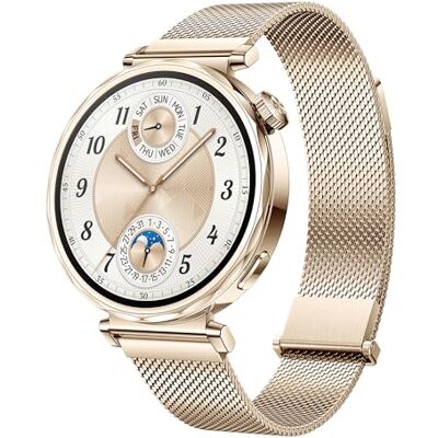 Huawei Watch GT 5 41mm Smartwatch, Silueta con Diseño Sofisticado, Nueva Experiencia Running y Ciclismo, Seguimiento de Salud, 7 Días de Duración de la Batería, iOS & Android, Dorado Huawei Watch GT 5 41mm Smartwatch, Silueta con Diseño Sofisticado, Nueva Experiencia Running y Ciclismo, Seguimiento de Salud, 7 Días de Duración de la Batería, iOS & Android, Dorado