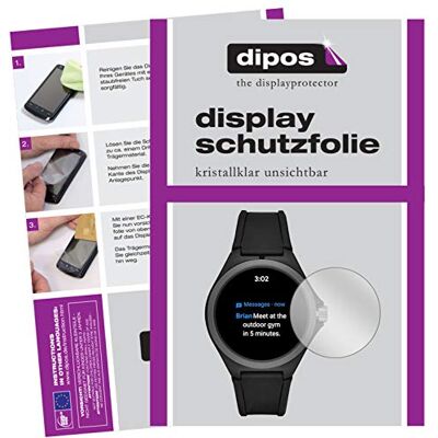 dipos 2x Protector de Pantalla claro para Puma PT9100 Smartwatch Transparente, ajuste perfecto, antiarañazos, sin burbujas, apto para fundas, compatible con huellas dactilares, autoadhesivo dipos 2x Protector de Pantalla claro para Puma PT9100 Smartwatch Transparente, ajuste perfecto, antiarañazos, sin burbujas, apto para fundas, compatible con huellas dactilares, autoadhesivo