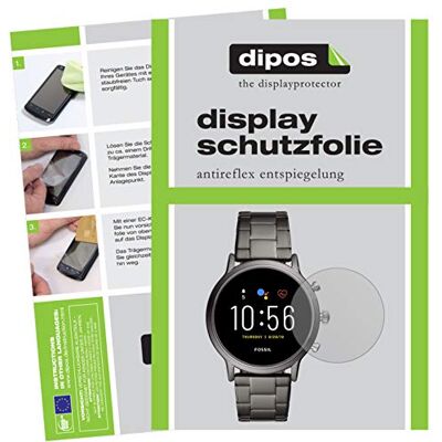 dipos 6x Protector de Pantalla mate para Fossil Gen 5 Smartwatch Antirreflejos, anti-reflectante, ajuste perfecto, antiarañazos, sin burbujas, compatible con huellas dactilares, autoadhesivo dipos 6x Protector de Pantalla mate para Fossil Gen 5 Smartwatch Antirreflejos, anti-reflectante, ajuste perfecto, antiarañazos, sin burbujas, compatible con huellas dactilares, autoadhesivo
