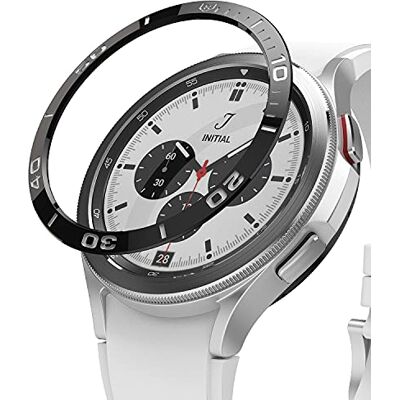 Ringke Bezel Styling Compatible con Protector Samsung Galaxy Watch 4 Classic (46mm) Carcasa Adhesiva Acero Inoxidable para Reloj Bisel, Funda Galaxy Watch 4 Classic 46mm 46-02 (ST) Black Ringke Bezel Styling Compatible con Protector Samsung Galaxy Watch 4 Classic (46mm) Carcasa Adhesiva Acero Inoxidable para Reloj Bisel, Funda Galaxy Watch 4 Classic 46mm 46-02 (ST) Black