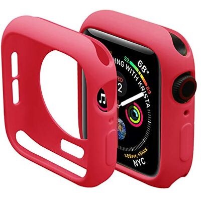 Miimall Mimall Funda Compatible con Apple Watch Series 3/2/1 42mm, Bumper Case Anticaída para iWatch, Suave Flexible TPU Funda Protectora Slim para Apple Watch Series 3/2/1 42mm Rojo Miimall Mimall Funda Compatible con Apple Watch Series 3/2/1 42mm, Bumper Case Anticaída para iWatch, Suave Flexible TPU Funda Protectora Slim para Apple Watch Series 3/2/1 42mm Rojo