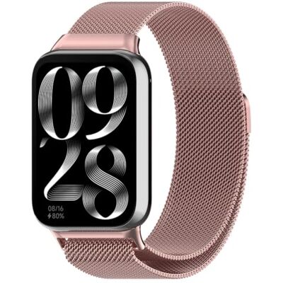 Wigento Milanaise Pulsera de metal para Xiaomi Smart Band 10 Pro / 9 Pro / Redmi Watch 6 con cierre magnético Wigento Milanaise Pulsera de metal para Xiaomi Smart Band 10 Pro / 9 Pro / Redmi Watch 6 con cierre magnético