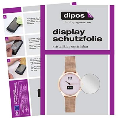 dipos 2x Protector de Pantalla claro para X-WATCH SOE XW Pure dipos 2x Protector de Pantalla claro para X-WATCH SOE XW Pure