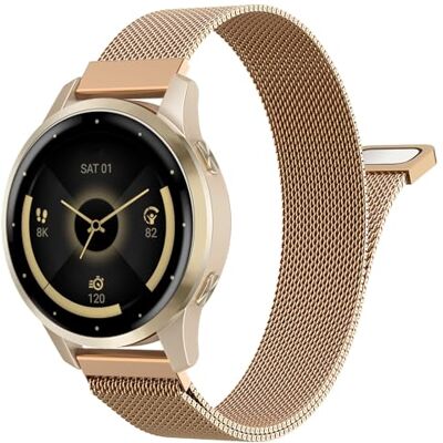 MoKo Correa Malla Acero Inox Magnética 18 mm Compatible con Garmin Para Venu 4 41mm 3S 2S, Vivoactive 4S, Forerunner 265S 255S, Liberación Rápida, Cierre Magnético Ajustable MoKo Correa Malla Acero Inox Magnética 18 mm Compatible con Garmin Para Venu 4 41mm 3S 2S, Vivoactive 4S, Forerunner 265S 255S, Liberación Rápida, Cierre Magnético Ajustable